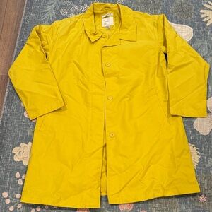 Bright Yellow A New Day Raincoat Sz M